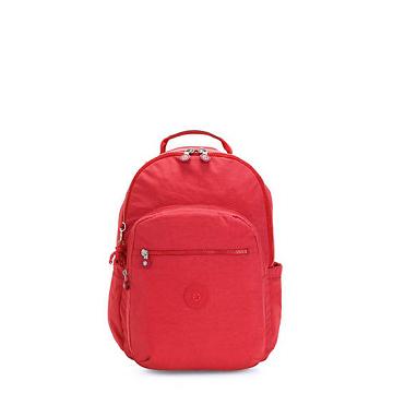 Kipling Seoul Small Klassieke Tablet Rugzak Rood | NL 1354CT